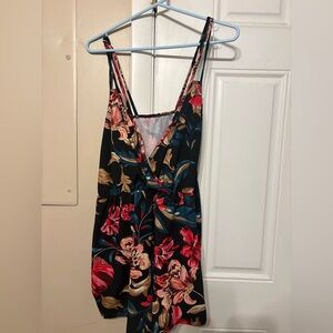 Floral Sleeveless Romper
